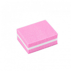 Микробаф с мягкой прослойкой 100/180 розовый, 3.5*2.5 см 50 шт.